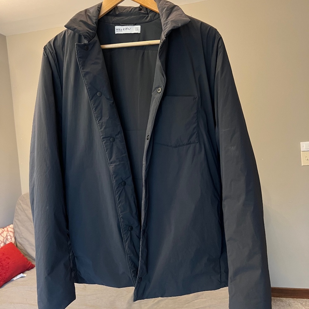 Hill City - Thermal Light Shirt Jacket - Black